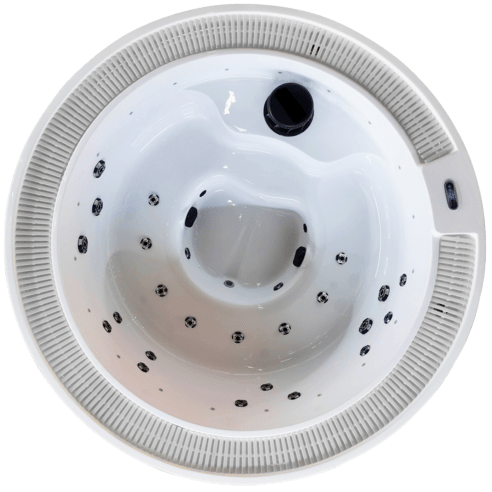 alaska | runder whirlpool mit hydromassage